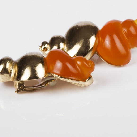 Massive Runway Christian Dior Shell Earrings - Picture 3 of 5